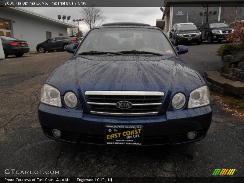 Imperial Blue / Gray 2006 Kia Optima EX V6