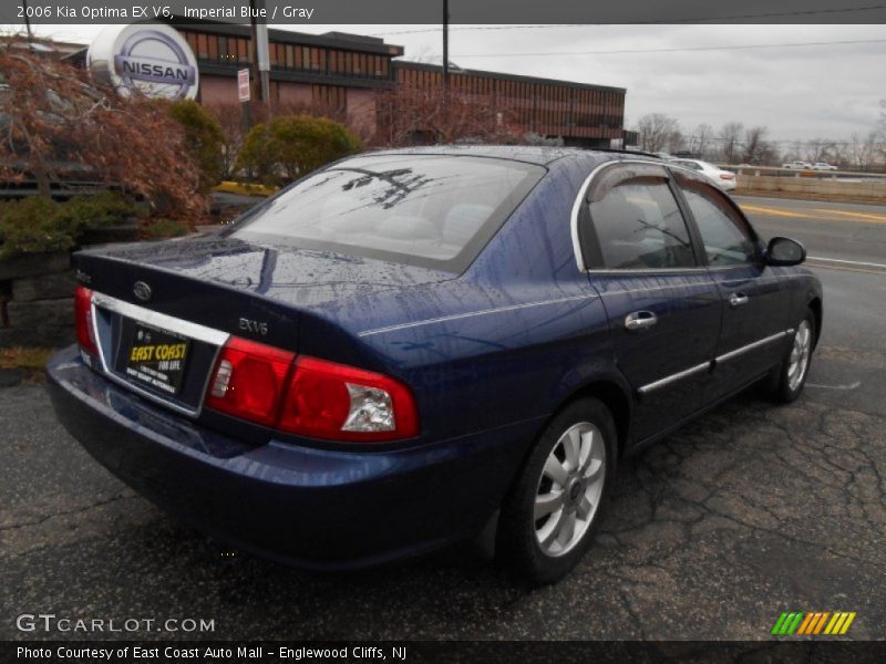 Imperial Blue / Gray 2006 Kia Optima EX V6