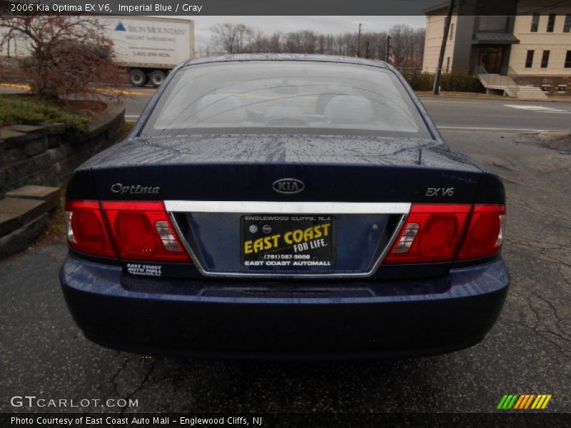 Imperial Blue / Gray 2006 Kia Optima EX V6