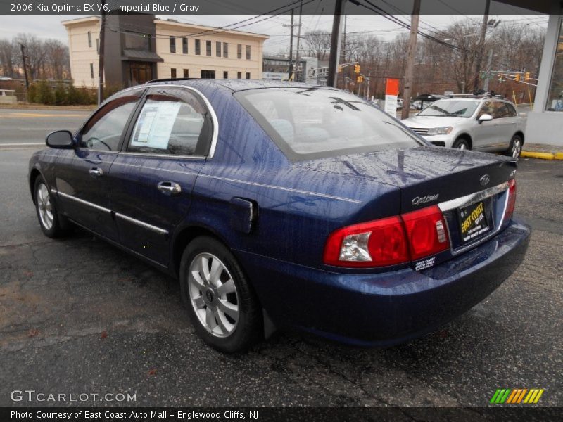 Imperial Blue / Gray 2006 Kia Optima EX V6