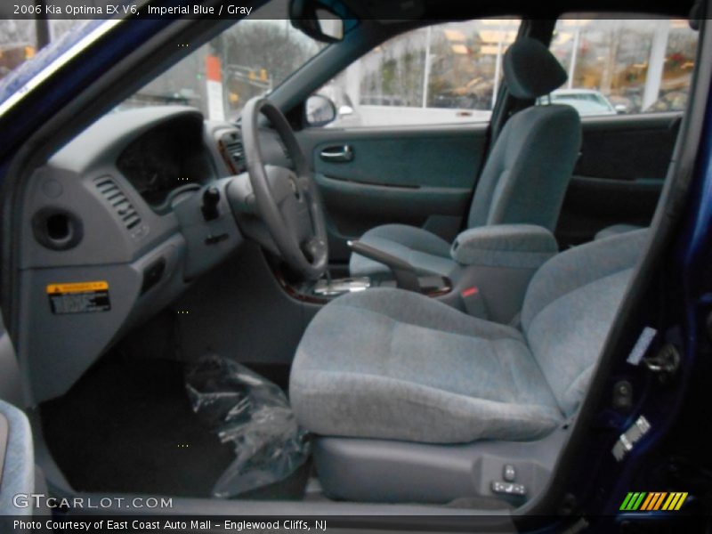 Imperial Blue / Gray 2006 Kia Optima EX V6
