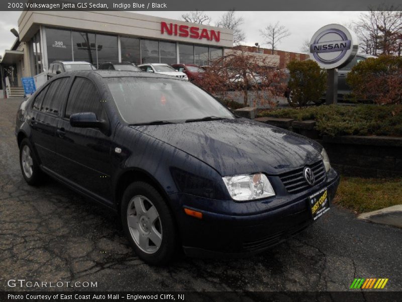 Indigo Blue / Black 2002 Volkswagen Jetta GLS Sedan