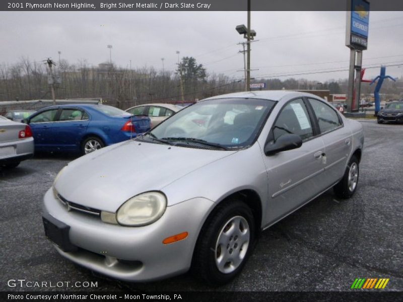 Bright Silver Metallic / Dark Slate Gray 2001 Plymouth Neon Highline