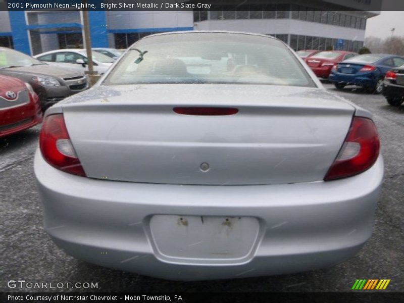 Bright Silver Metallic / Dark Slate Gray 2001 Plymouth Neon Highline