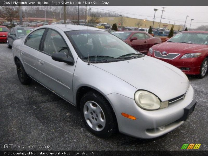 Bright Silver Metallic / Dark Slate Gray 2001 Plymouth Neon Highline