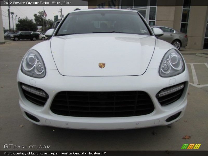 White / Black 2012 Porsche Cayenne Turbo