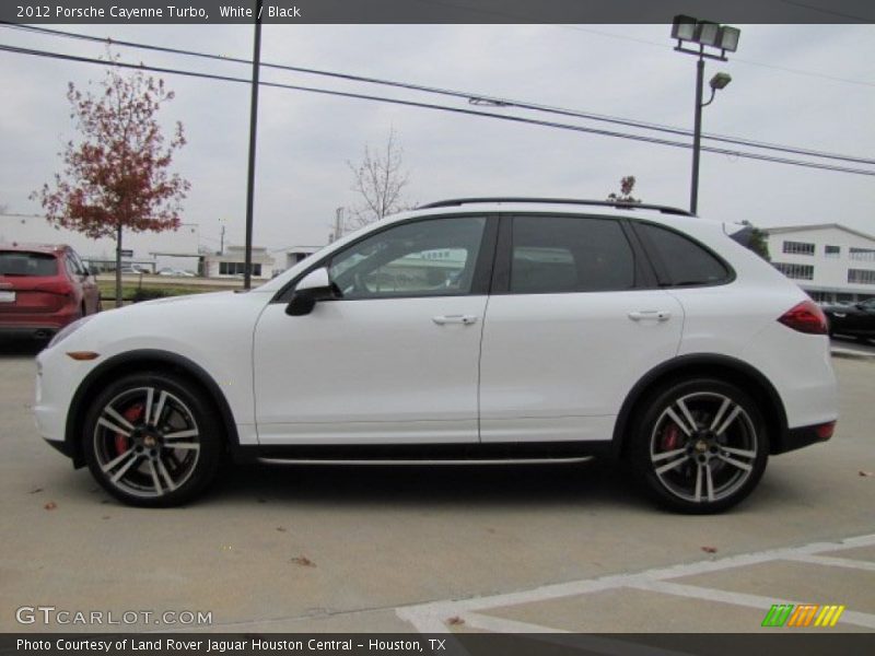 White / Black 2012 Porsche Cayenne Turbo
