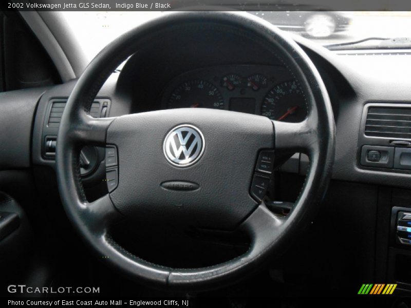Indigo Blue / Black 2002 Volkswagen Jetta GLS Sedan