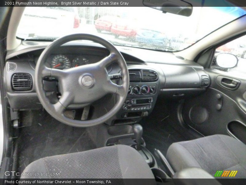Bright Silver Metallic / Dark Slate Gray 2001 Plymouth Neon Highline