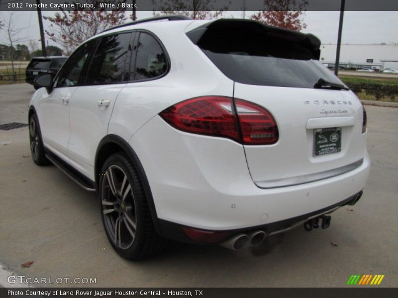 White / Black 2012 Porsche Cayenne Turbo