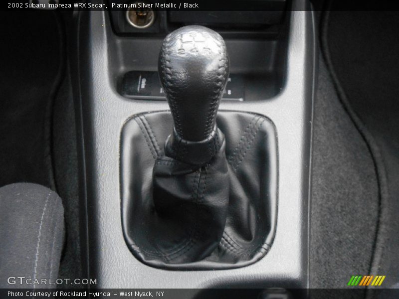 Platinum Silver Metallic / Black 2002 Subaru Impreza WRX Sedan