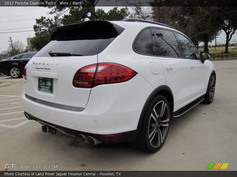 White / Black 2012 Porsche Cayenne Turbo