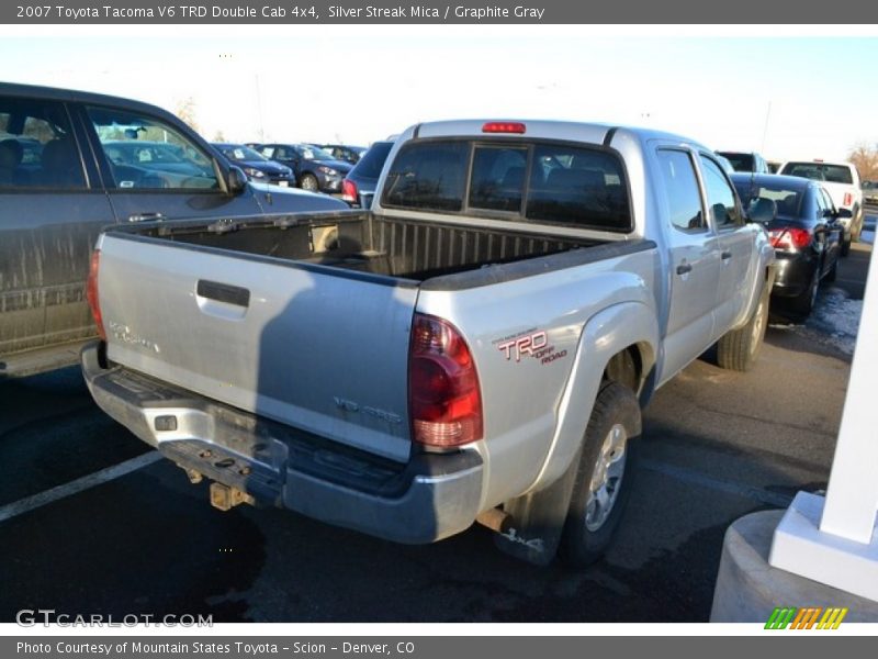 Silver Streak Mica / Graphite Gray 2007 Toyota Tacoma V6 TRD Double Cab 4x4