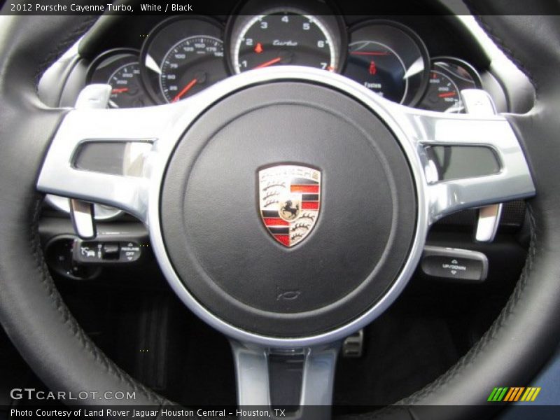 White / Black 2012 Porsche Cayenne Turbo