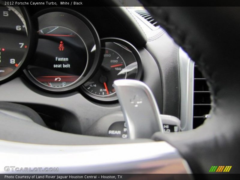 White / Black 2012 Porsche Cayenne Turbo