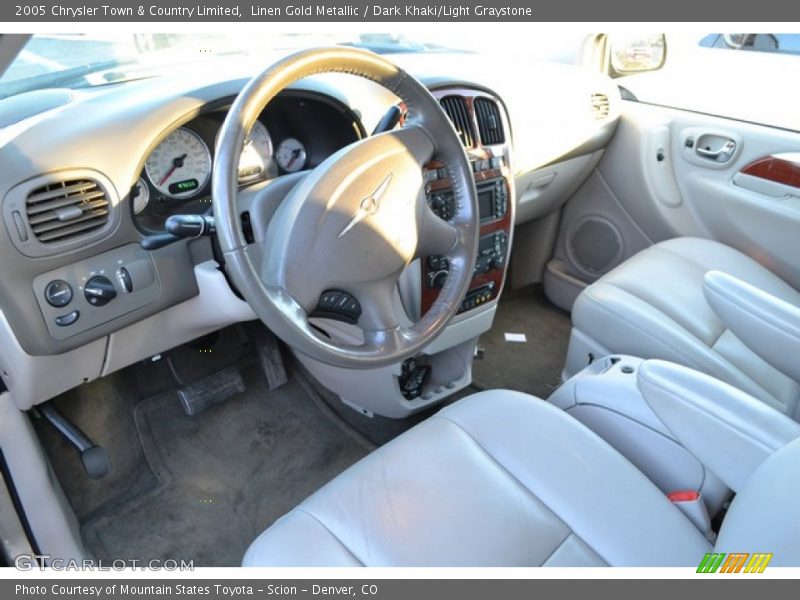 Dark Khaki/Light Graystone Interior - 2005 Town & Country Limited 