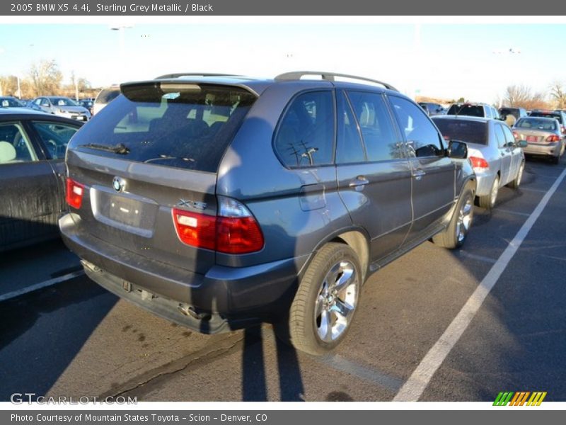 Sterling Grey Metallic / Black 2005 BMW X5 4.4i