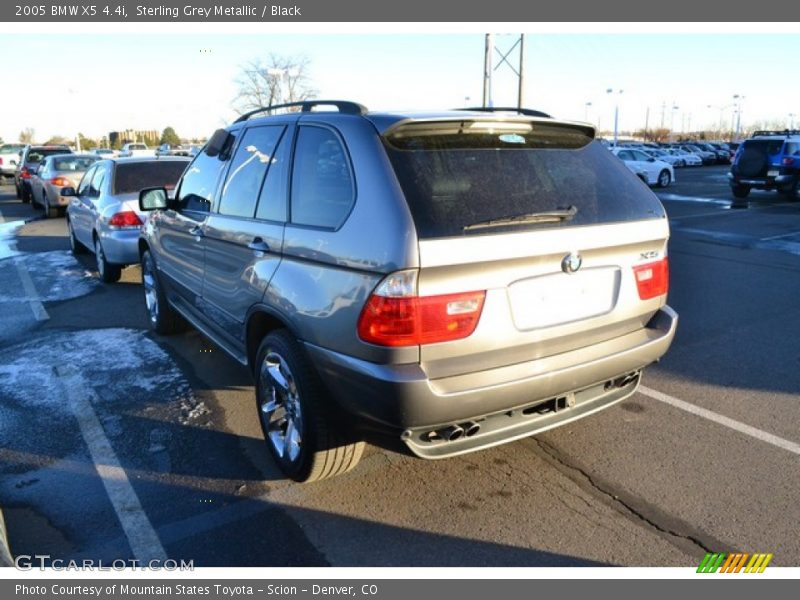 Sterling Grey Metallic / Black 2005 BMW X5 4.4i