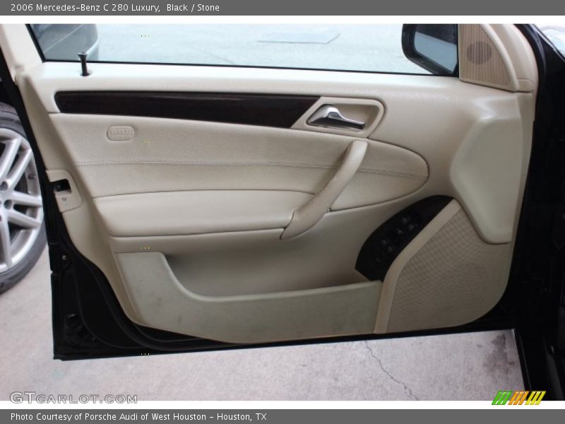 Black / Stone 2006 Mercedes-Benz C 280 Luxury