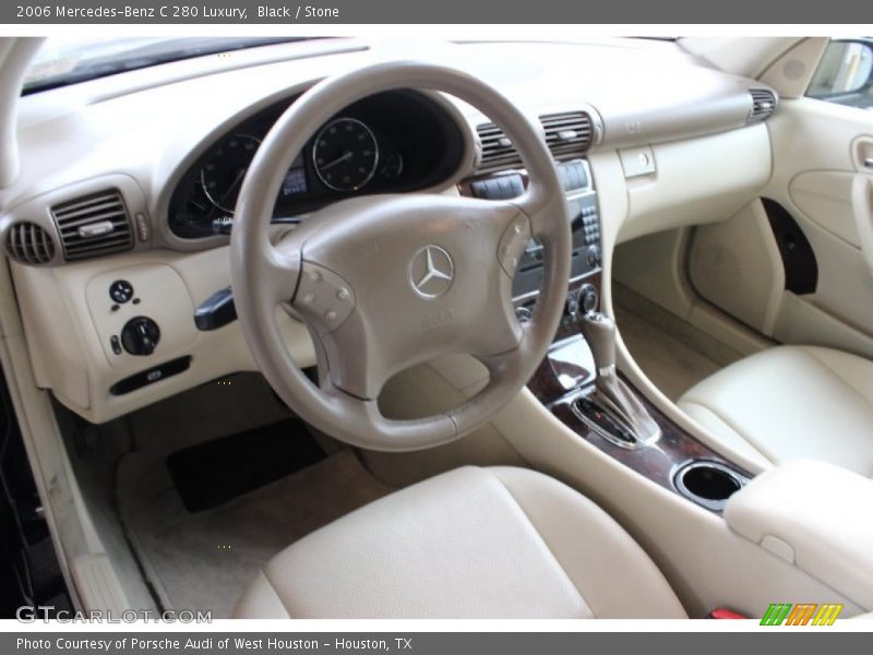Black / Stone 2006 Mercedes-Benz C 280 Luxury