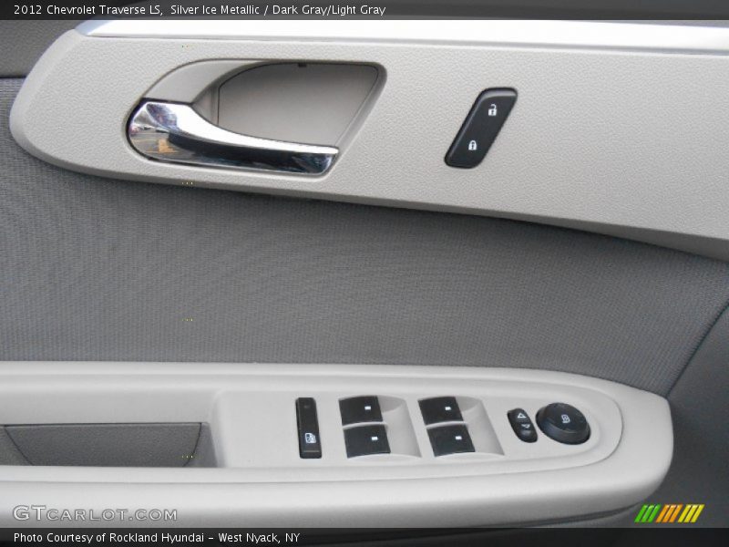 Silver Ice Metallic / Dark Gray/Light Gray 2012 Chevrolet Traverse LS
