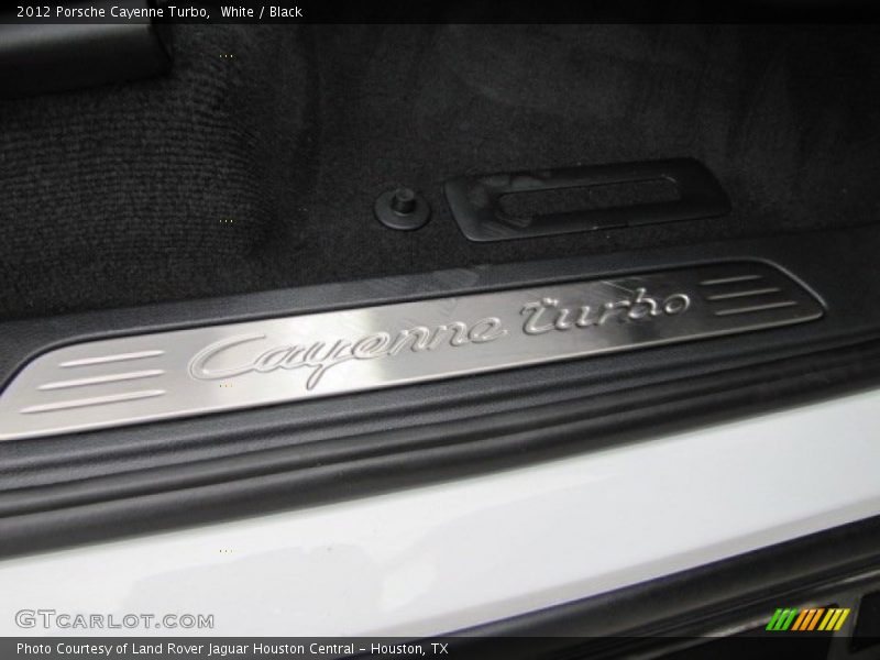 White / Black 2012 Porsche Cayenne Turbo