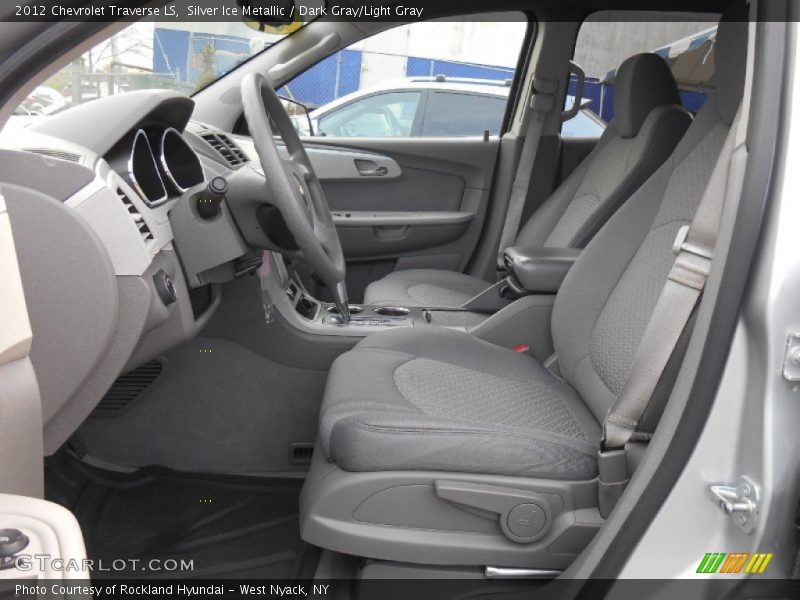 Silver Ice Metallic / Dark Gray/Light Gray 2012 Chevrolet Traverse LS