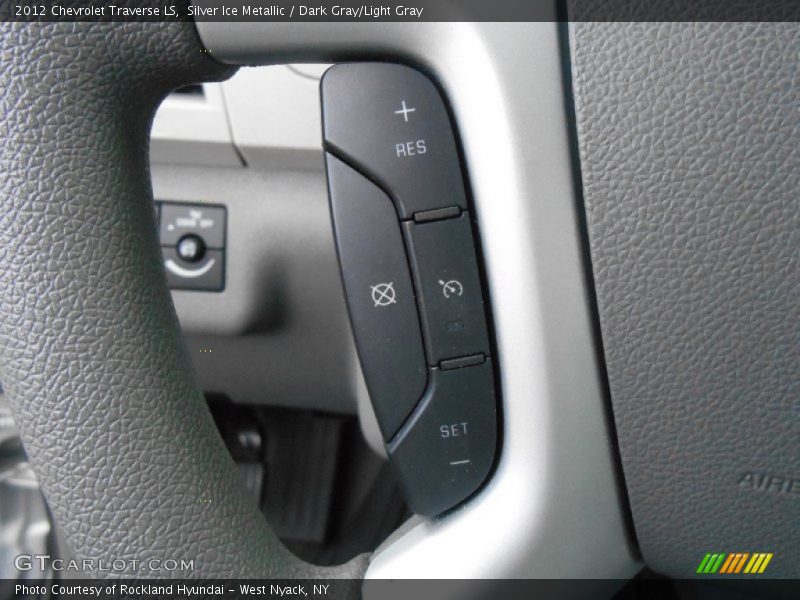 Silver Ice Metallic / Dark Gray/Light Gray 2012 Chevrolet Traverse LS