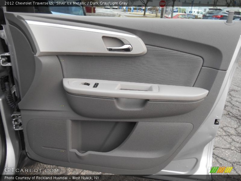 Silver Ice Metallic / Dark Gray/Light Gray 2012 Chevrolet Traverse LS