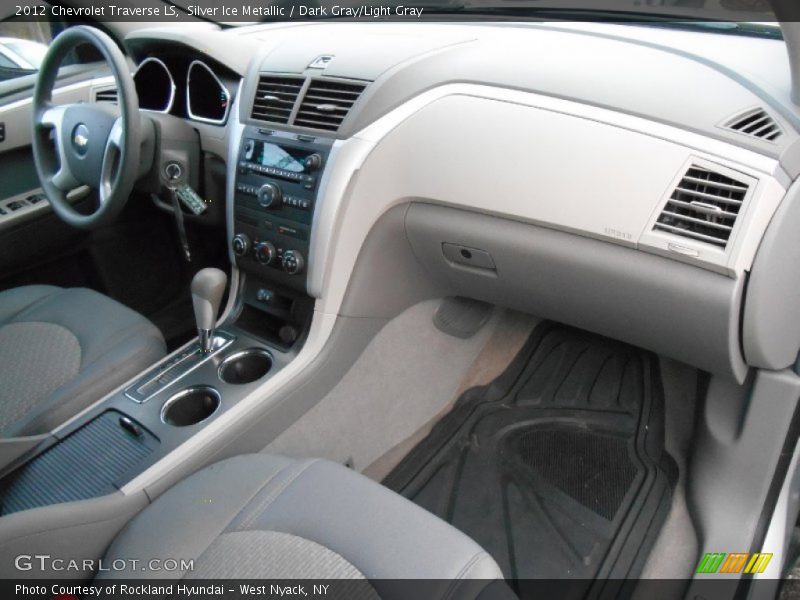 Silver Ice Metallic / Dark Gray/Light Gray 2012 Chevrolet Traverse LS