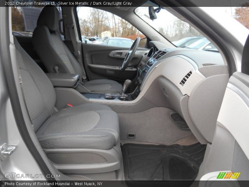 Silver Ice Metallic / Dark Gray/Light Gray 2012 Chevrolet Traverse LS