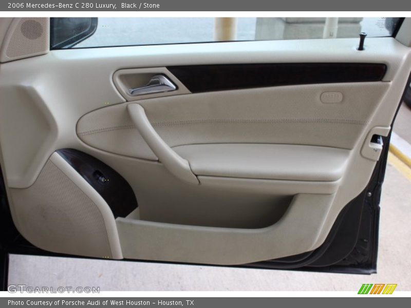 Black / Stone 2006 Mercedes-Benz C 280 Luxury