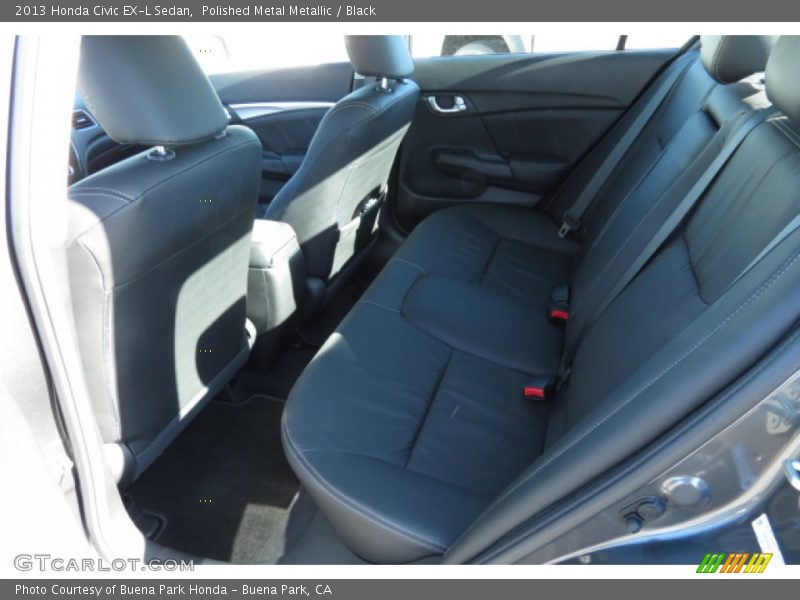 Polished Metal Metallic / Black 2013 Honda Civic EX-L Sedan