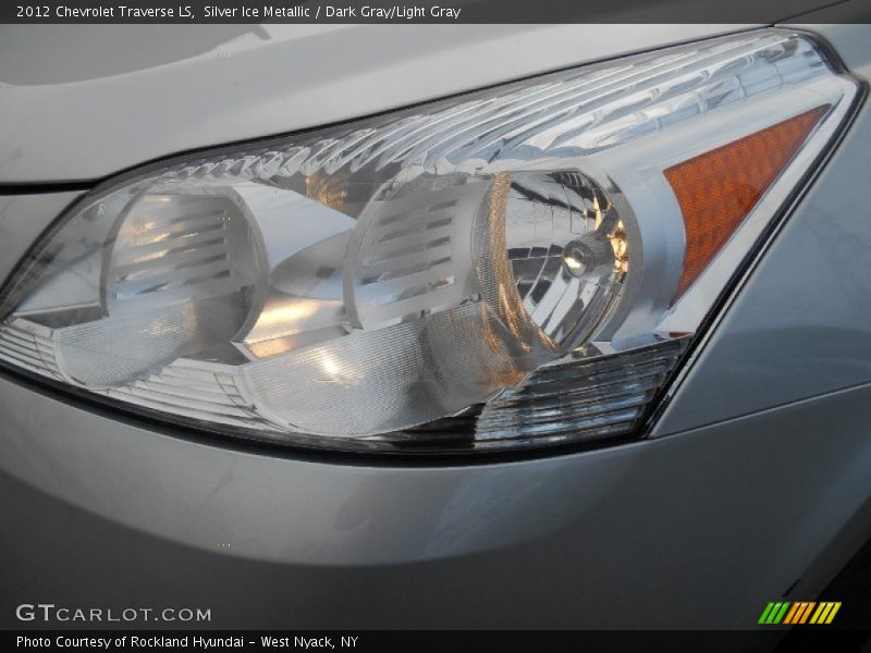 Silver Ice Metallic / Dark Gray/Light Gray 2012 Chevrolet Traverse LS