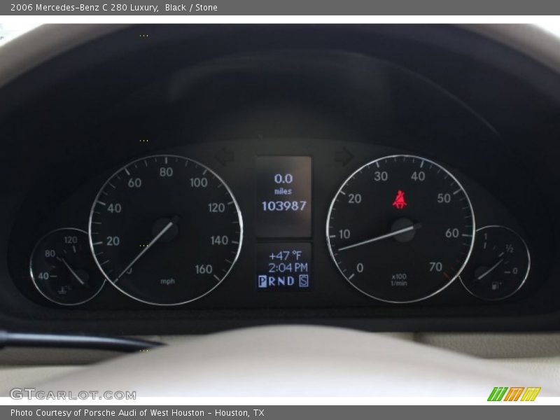 Black / Stone 2006 Mercedes-Benz C 280 Luxury