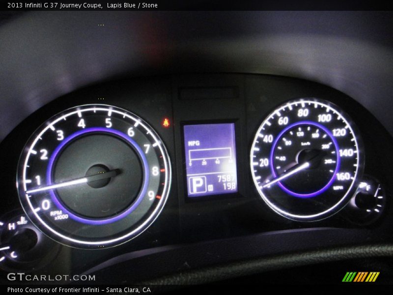 Lapis Blue / Stone 2013 Infiniti G 37 Journey Coupe
