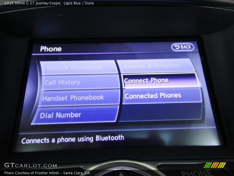 Lapis Blue / Stone 2013 Infiniti G 37 Journey Coupe