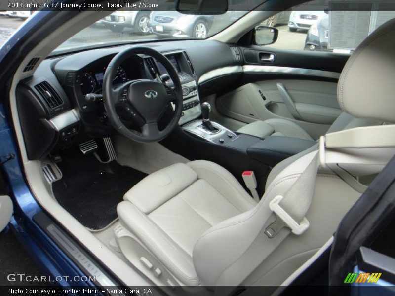 Stone Interior - 2013 G 37 Journey Coupe 