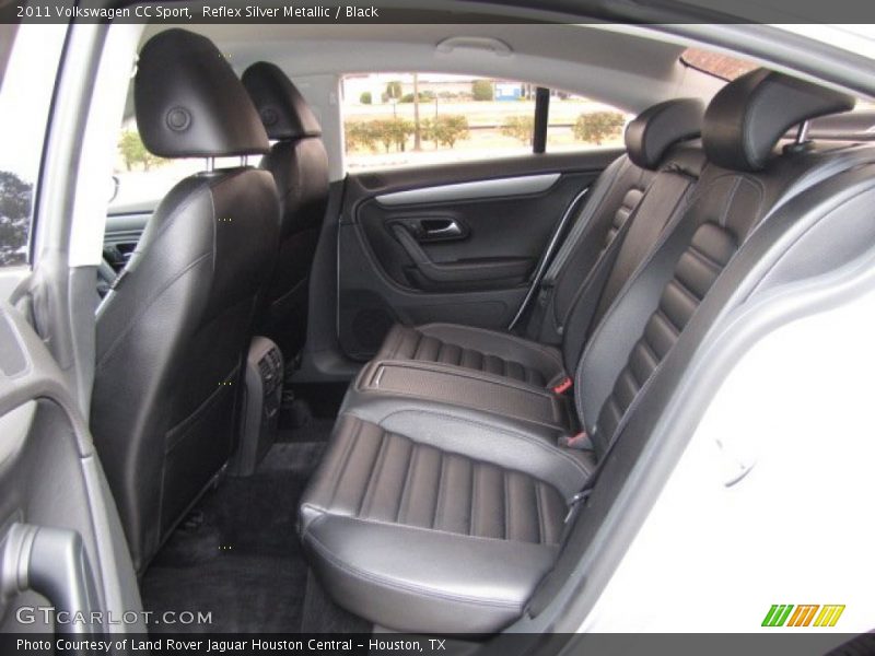 Reflex Silver Metallic / Black 2011 Volkswagen CC Sport