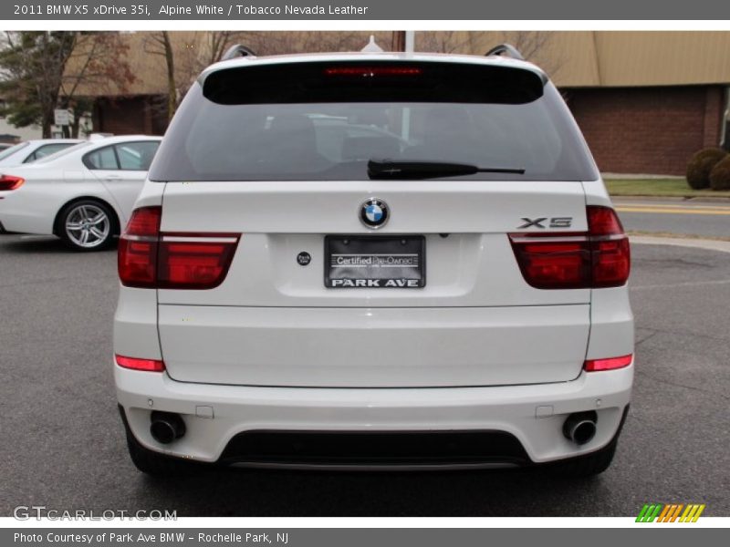 Alpine White / Tobacco Nevada Leather 2011 BMW X5 xDrive 35i