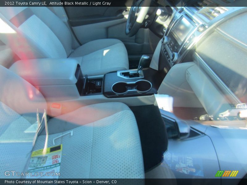 Attitude Black Metallic / Light Gray 2012 Toyota Camry LE