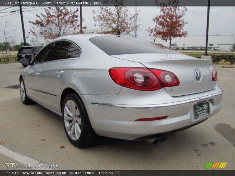 Reflex Silver Metallic / Black 2011 Volkswagen CC Sport
