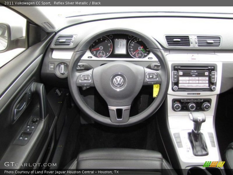 Reflex Silver Metallic / Black 2011 Volkswagen CC Sport
