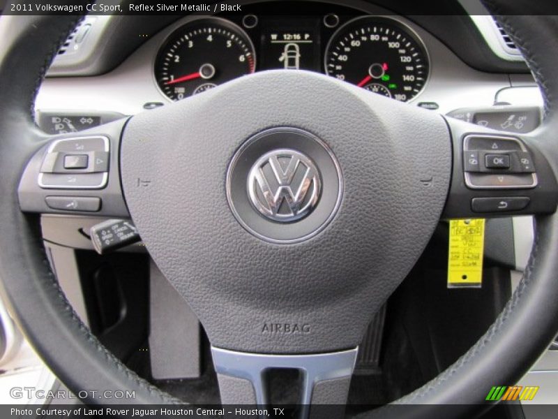 Reflex Silver Metallic / Black 2011 Volkswagen CC Sport