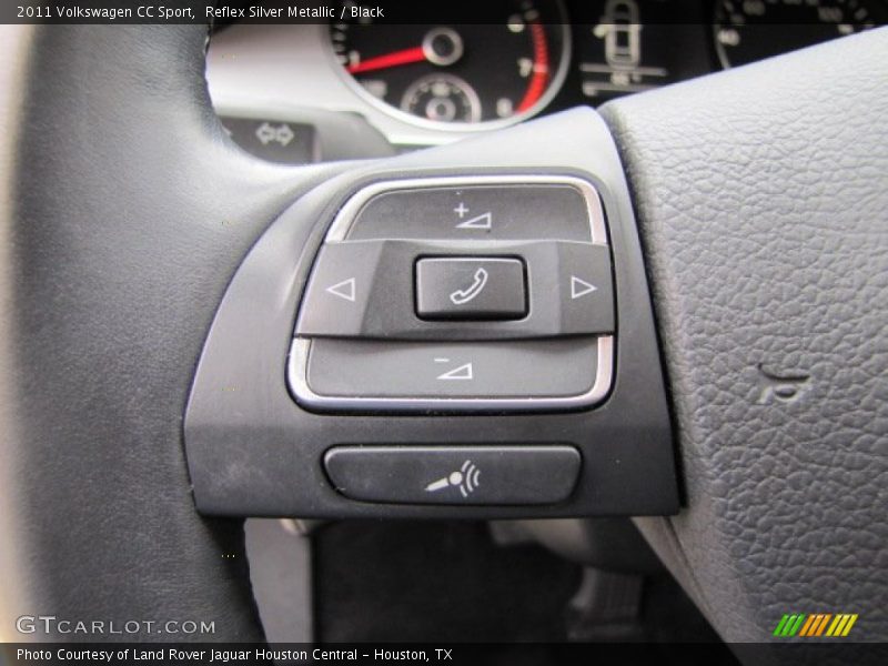 Reflex Silver Metallic / Black 2011 Volkswagen CC Sport
