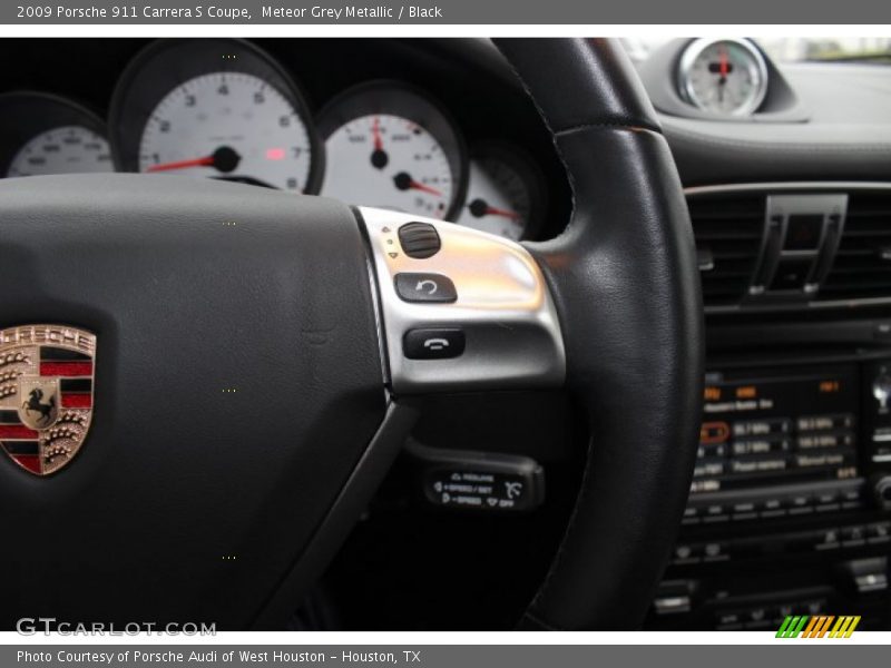 Meteor Grey Metallic / Black 2009 Porsche 911 Carrera S Coupe