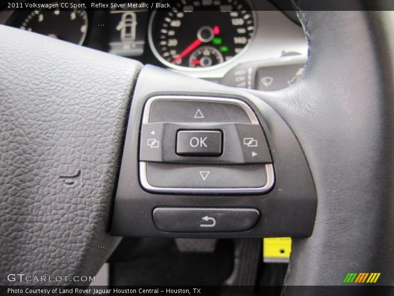 Reflex Silver Metallic / Black 2011 Volkswagen CC Sport