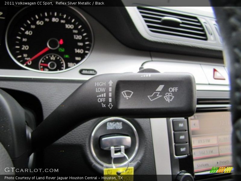 Reflex Silver Metallic / Black 2011 Volkswagen CC Sport