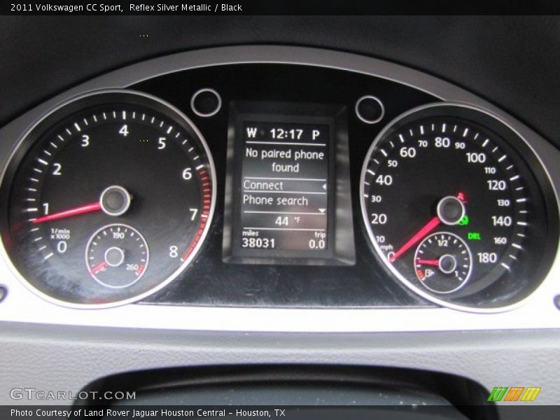 Reflex Silver Metallic / Black 2011 Volkswagen CC Sport