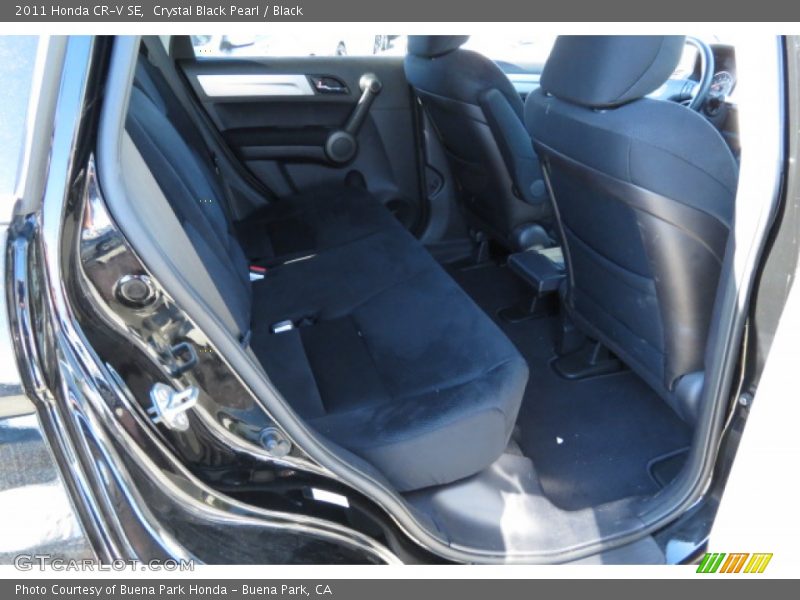 Crystal Black Pearl / Black 2011 Honda CR-V SE